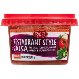 Rojo's Restaurant Style Medium Salsa, 14 oz