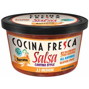 Cocina Fresca Cantina Style Medium Serrano Salsa, 16 oz