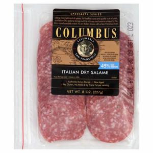 Columbus Low Sodium Salami, 8 Oz