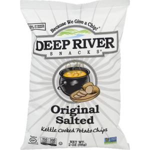 Deep River Snacks Original Salted Kettle Cooked Potato Chips, 2 oz