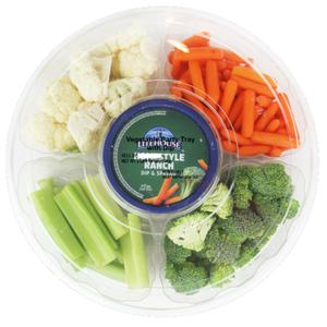 Fresh Kitchen Vegetable & Dip Party Tray, 46 oz