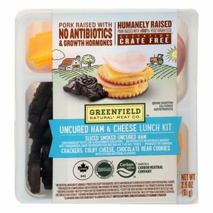 greenfield natural* meat co. Greenfield Natural* Meat Co. Lunch Kit, Uncured Ham & Cheese