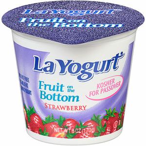 La Yogurt Yogurt Fruit on the Bottom Strawberry Lowfat