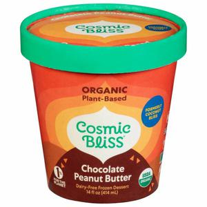 Cosmic Bliss Frozen Dessert, Organic, Dairy-Free, Chocolate Peanut Butter