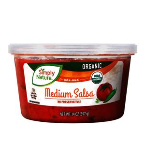 Simply Nature Mild or Medium Organic Salsa