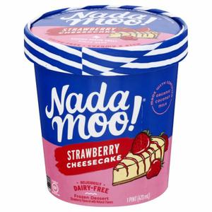 NadaMoo! Frozen Dessert, Strawberry Cheesecake