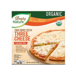 Simply Nature Organic Three Cheese or Margherita Pizza