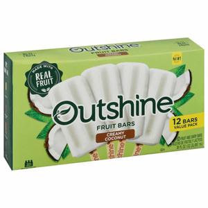 Outshine Fruit Bars, Creamy Coconut, Value Pack