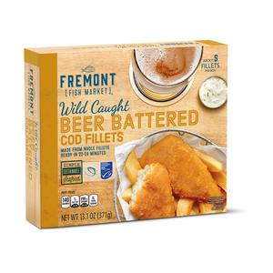 Fremont Fish Market Beer Battered Cod Fillets