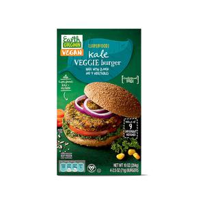 Earth Grown Kale or Quinoa Crunch Veggie Burgers