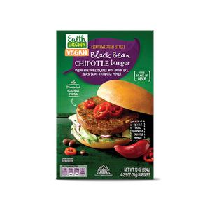 Earth Grown Black Bean Chipotle or Veggie Burger