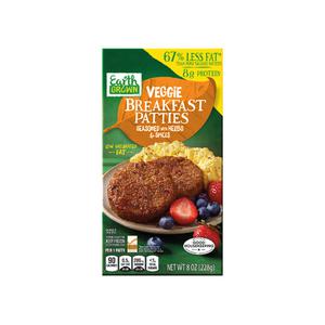 Earth Grown Meatless Breakfast Patties or Links