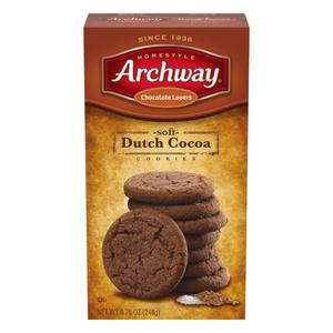 Archway® Chocolate Lovers Cookies, Soft, Dutch Cocoa, Homestyle