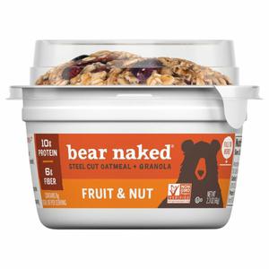 Bear Naked Steel Cut Oatmeal + Granola, Fruit & Nut