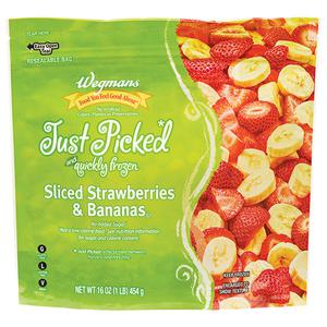 Wegmans Frozen Sliced Strawberries & Bananas