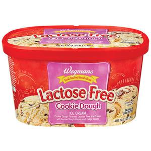 Wegmans Lactose Free* Cookie Dough Ice Cream