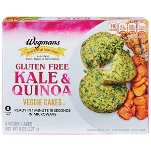 Wegmans Gluten Free Kale & Quinoa Veggie Cakes, 4 Pack