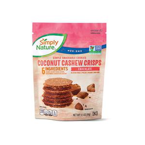 Simply Nature Coconut Cashew Crisps Assorted Varieties