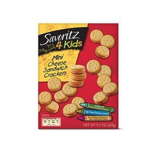 Savoritz Mini Cheese or Peanut Butter Sandwich Crackers