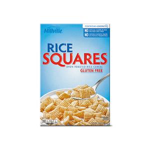 Millville Rice or Corn Squares Cereal