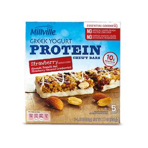 Millville Greek Yogurt Protein Chewy Bars Assorted Varieties