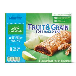 Millville Fruit & Grain Bars Assorted Varieties