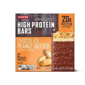 Elevation by Millville High Protein Bars Chocolate Peanut Butter or Chocolate Mint