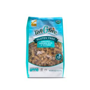 liveGfree Organic Gluten Free Brown Rice & Quinoa Fusilli or Penne