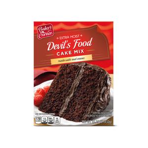 Baker's Corner Devil's Food or White Cake Mix