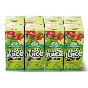 Nature's Nectar 100% Juice Boxes Apple or Fruit Punch