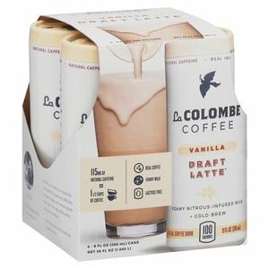 La Colombe Draft Latte Vanilla Draft Latte Real Coffee Drink, Vanilla