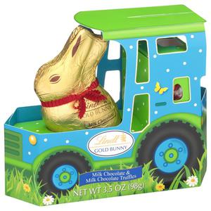 Lindt Milk Chocolate, Gold Bunny Tractor