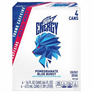 Mtn Dew Energy Energy Drink, Pomegranate Blue Burst