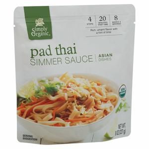 Simply Organic Simmer Sauce, Pad Thai