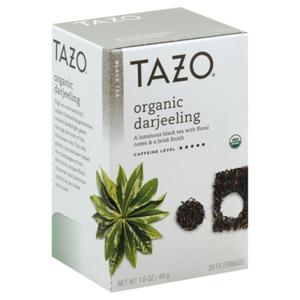 Tazo Tea Black Tea, Organic Darjeeling, Filterbags