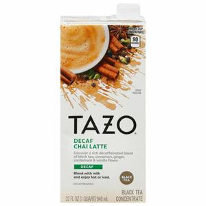 Tazo Tea Black Tea Concentrate, Decaf, Chai Latte