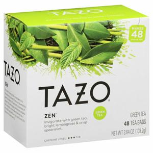 Tazo Tea Green Tea, Zen, Tea Bags