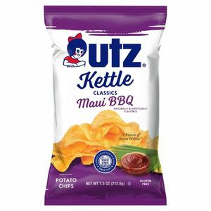 Utz Potato Chips, Kettle Classics, Maui BBQ