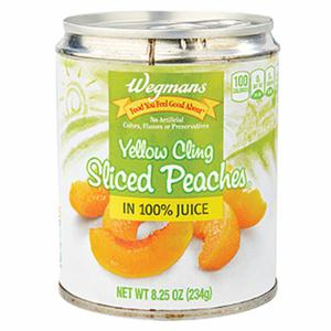 Wegmans Canned Sliced Peaches