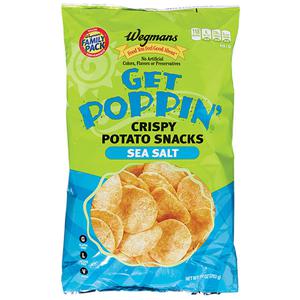 Wegmans Get Poppin' Sea Salt Crispy Potato Snacks, FAMILY PACK