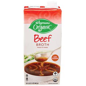 Wegmans Organic Beef Broth