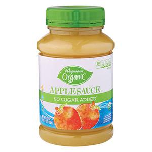 Wegmans Organic Jarred No Sugar Added Applesauce