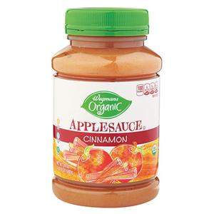 Wegmans Organic Jarred Cinnamon Applesauce