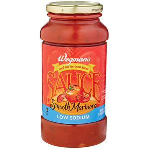 Wegmans Smooth Marinara Sauce, Low Sodium