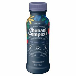 Chobani Complete Yogurt Shake, Greek, Low-Fat, Mixed Berry Vanilla