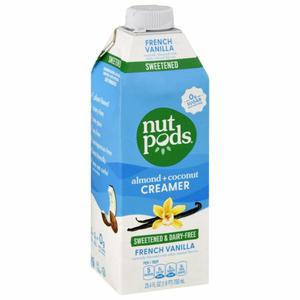 Nutpods Creamer, Almond + Coconut, French Vanilla, Sweetened