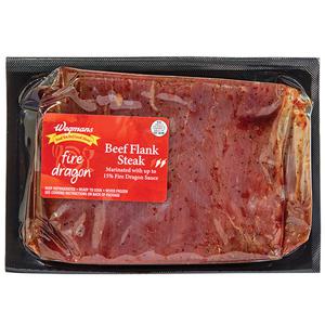 Wegmans Fire Dragon Beef Flank Steak