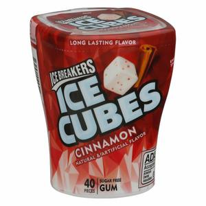 Ice Breakers Ice Cubes Gum, Sugar Free, Cinnamon