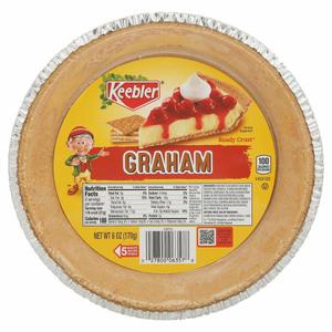 Keebler Ready Crust Pie Crust, Graham, 9 Inch