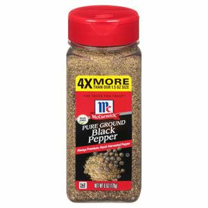 McCormick® Black Pepper, Pure Ground